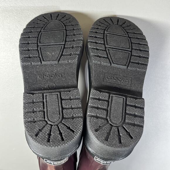 Chooka Damascus Chelsea Rain Boot Womens 6 M in Spice Waterproof Lug Pull On - Picture 6 of 10